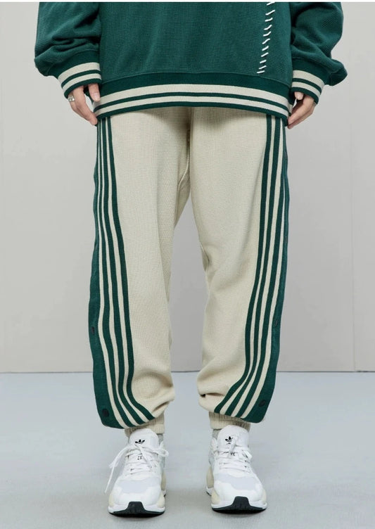 Stripe cotton original sweatpants