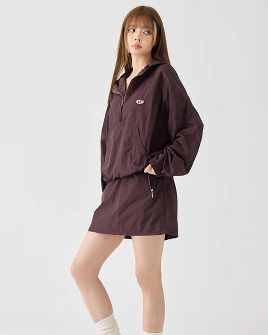 Breathable  Hooded Jacket and Skirt